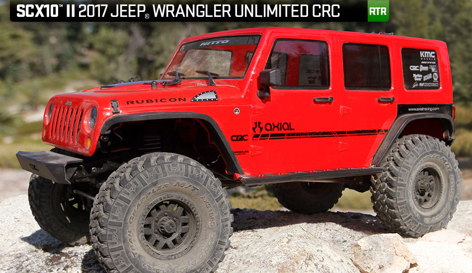 SCX II™  Jeep® Wrangler Unlimited CRC th 4WD – RTR